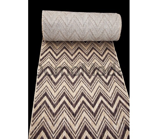 Синтетическая ковровая дорожка  ILLUSION OUTDOOR 20 953 , GREY DARK BLUE - высокое качество по лучшей цене в Украине